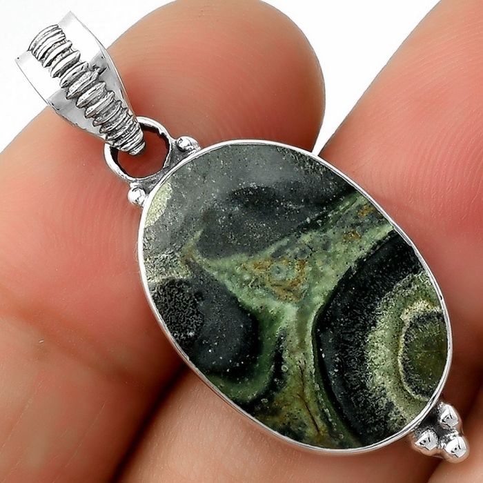 Natural Star Galaxy Jasper Pendant SDP112124 P-1100, 14x20 mm