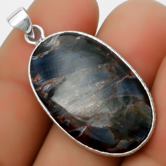 Natural Pietersite - Namibia Pendant SDP112619 P-1053, 19x31 mm