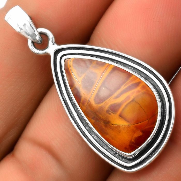 Natural Noreena Jasper Pendant SDP112849 P-1248, 13x21 mm