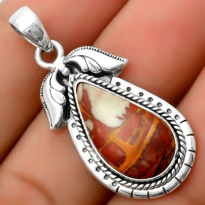 Natural Noreena Jasper Pendant SDP114580 P-1567, 11x21 mm