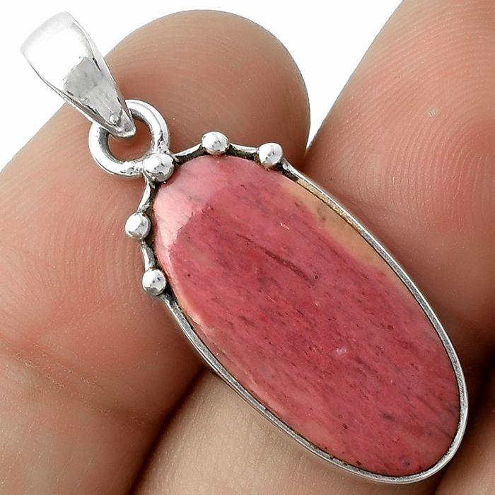 Natural Pink Tulip Quartz Pendant SDP116680 P-1349, 12x23 mm