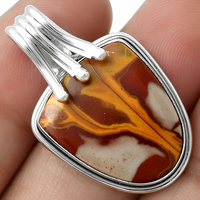 Natural Noreena Jasper Pendant SDP116763 P-1664, 18x21 mm