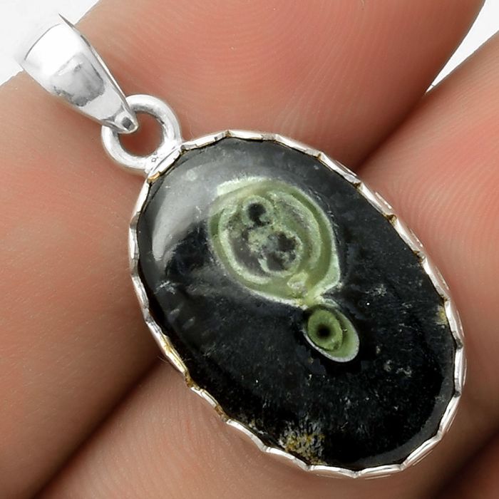 Natural Star Galaxy Jasper Pendant SDP117093 P-1637, 15x23 mm