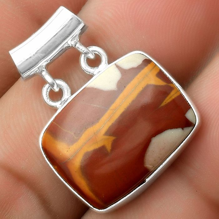 Natural Noreena Jasper Pendant SDP117304 P-1198, 15x20 mm