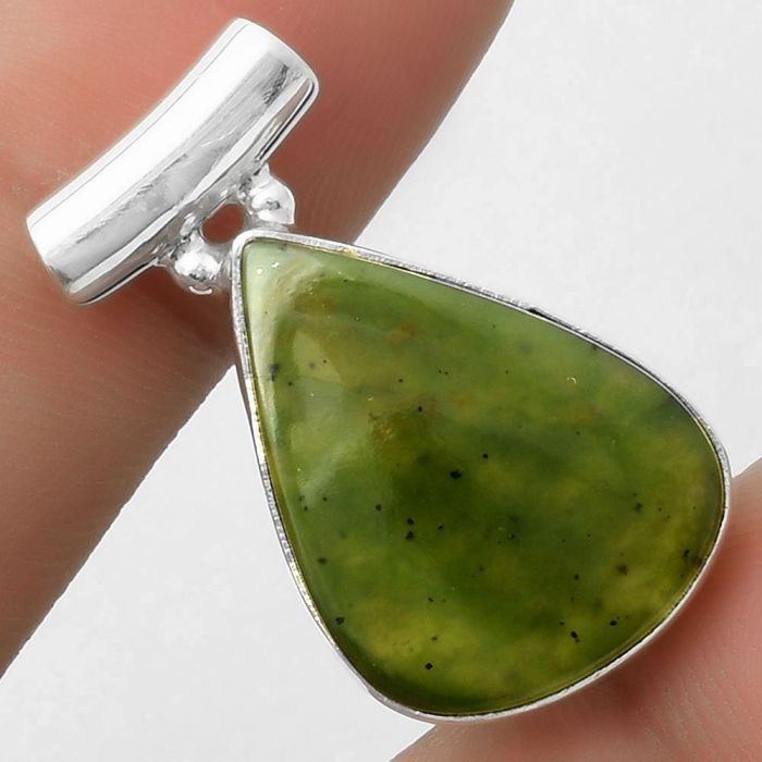 Natural Chrome Chalcedony Pendant SDP117456 P-1259, 17x23 mm