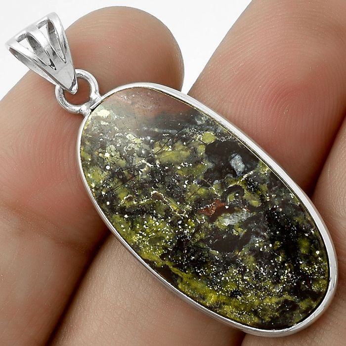 Dragon Blood Stone - South Africa Pendant SDP119227 P-1001, 15x30 mm