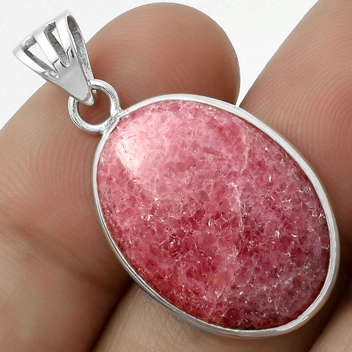 Natural Rhodonite Pendant SDP119242 P-1001, 16x22 mm