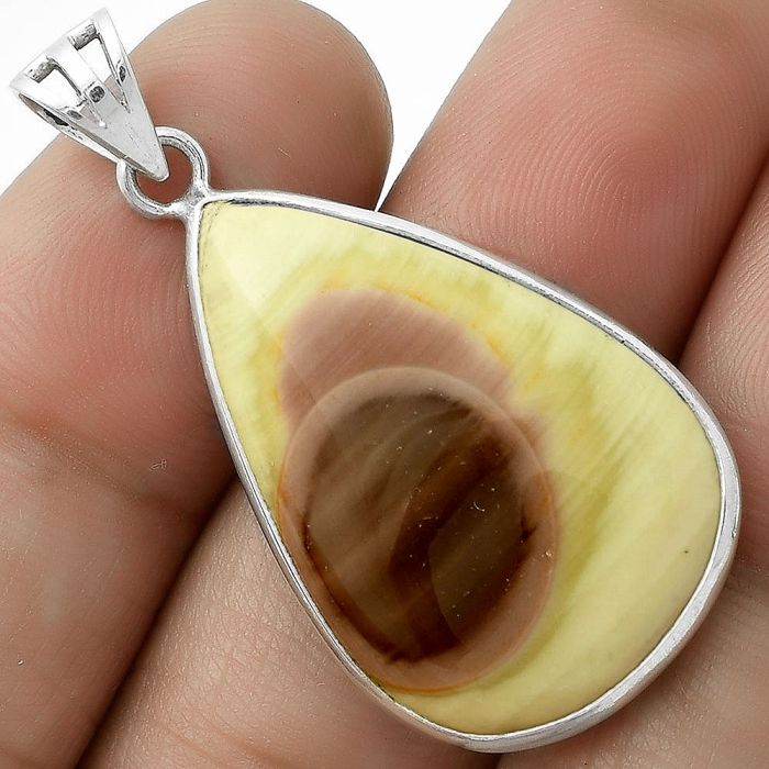 Natural Imperial Jasper - Mexico Pendant SDP119338 P-1001, 19x29 mm