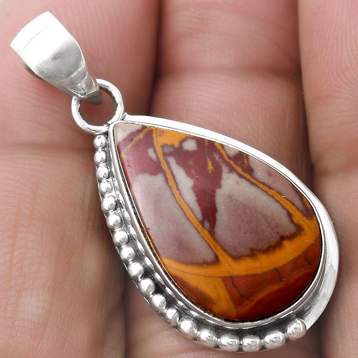 Natural Noreena Jasper Pendant SDP119767 P-1326, 13x21 mm