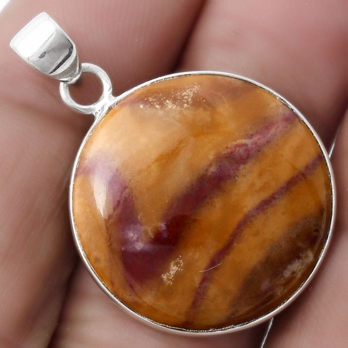 Natural Butterfly Wing Jasper Pendant SDP120144 P-1001, 23x23 mm