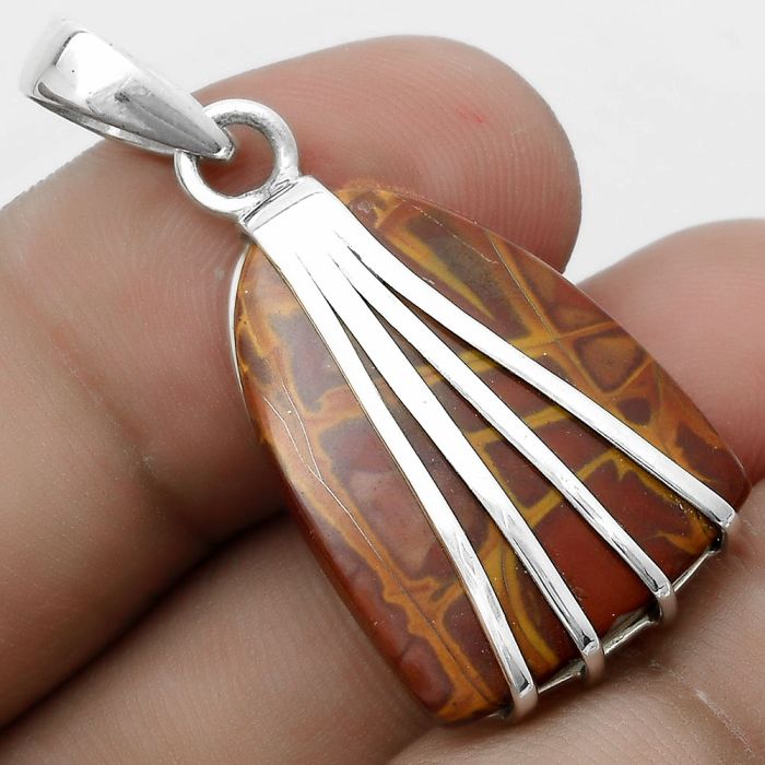 Natural Noreena Jasper Pendant SDP120980 P-1302, 18x24 mm