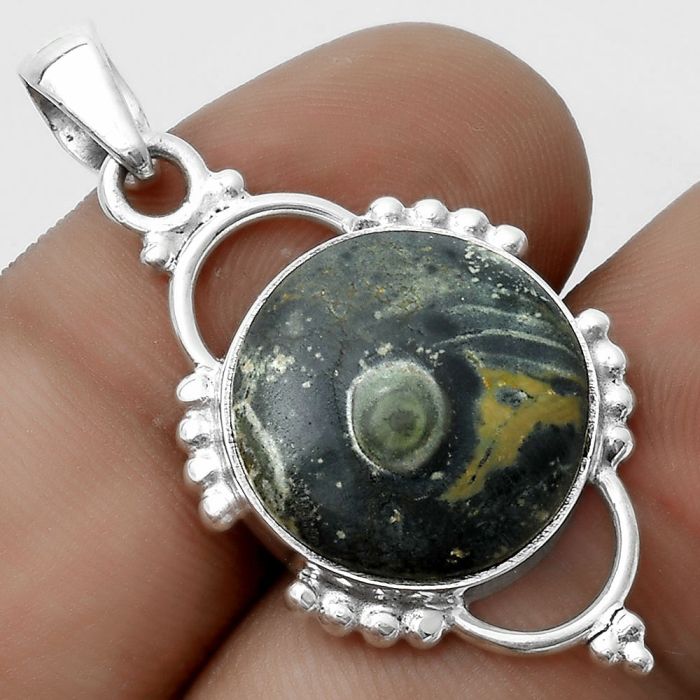 Natural Star Galaxy Jasper Pendant SDP121388 P-1639, 16x16 mm