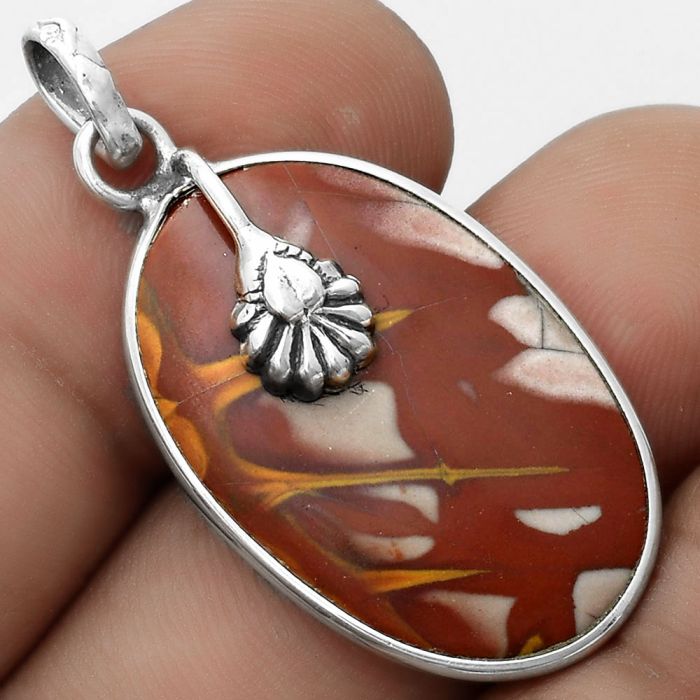 Natural Noreena Jasper Pendant SDP122529 P-1700, 18x28 mm