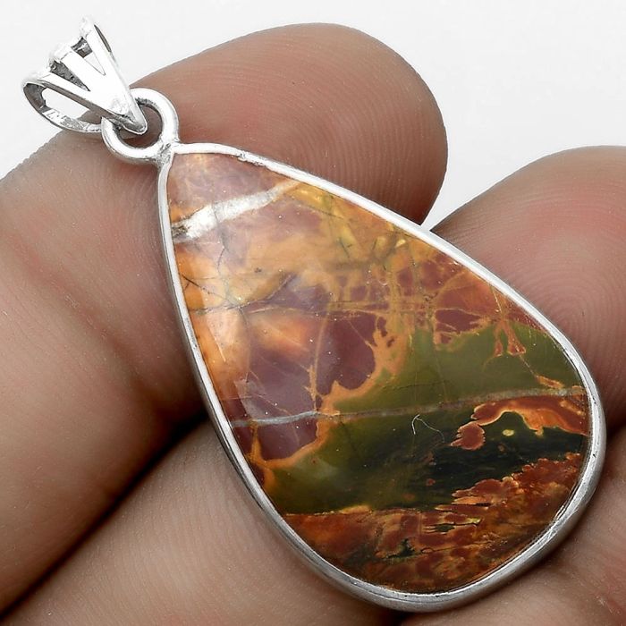 Natural Cherry Creek Pendant SDP122956 P-1001, 18x29 mm