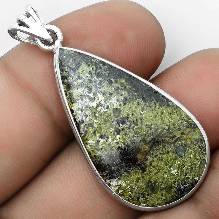 Dragon Blood Stone - South Africa Pendant SDP122985 P-1001, 17x31 mm