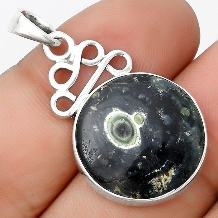 Natural Star Galaxy Jasper Pendant SDP125996 P-1554, 19x19 mm