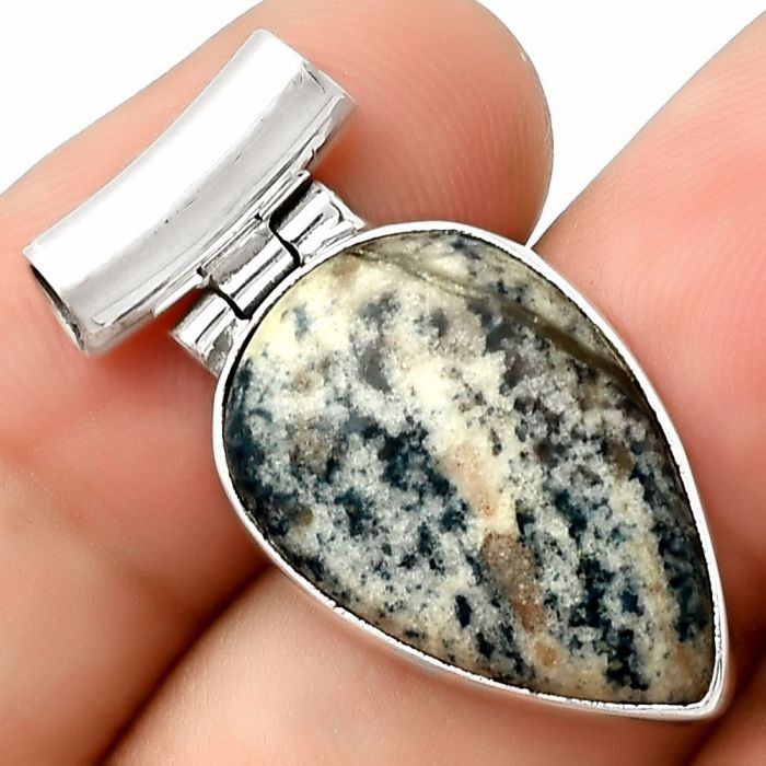 Natural Blue Scheelite - Turkey Pendant SDP126712 P-1621, 14x21 mm