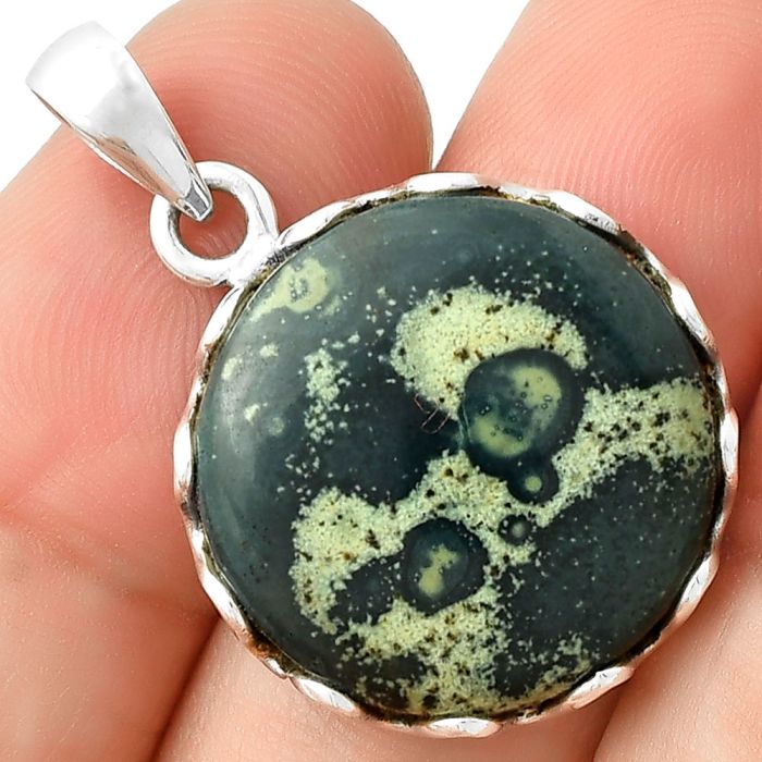 Natural Star Galaxy Jasper Pendant SDP127559 P-1624, 20x20 mm