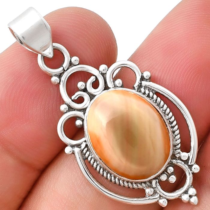 Natural Imperial Jasper - Mexico Pendant SDP127910 P-1569, 11x14 mm