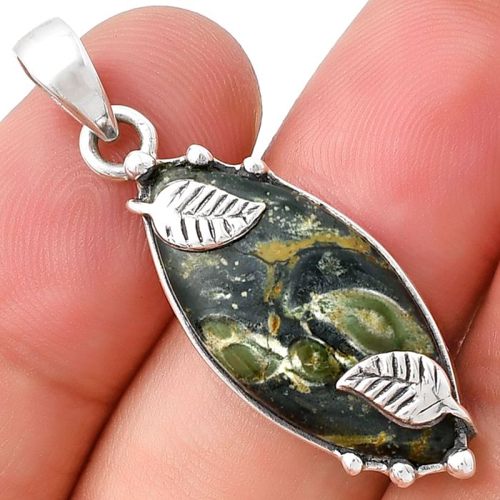 Natural Star Galaxy Jasper Pendant SDP127911 P-1226, 12x25 mm