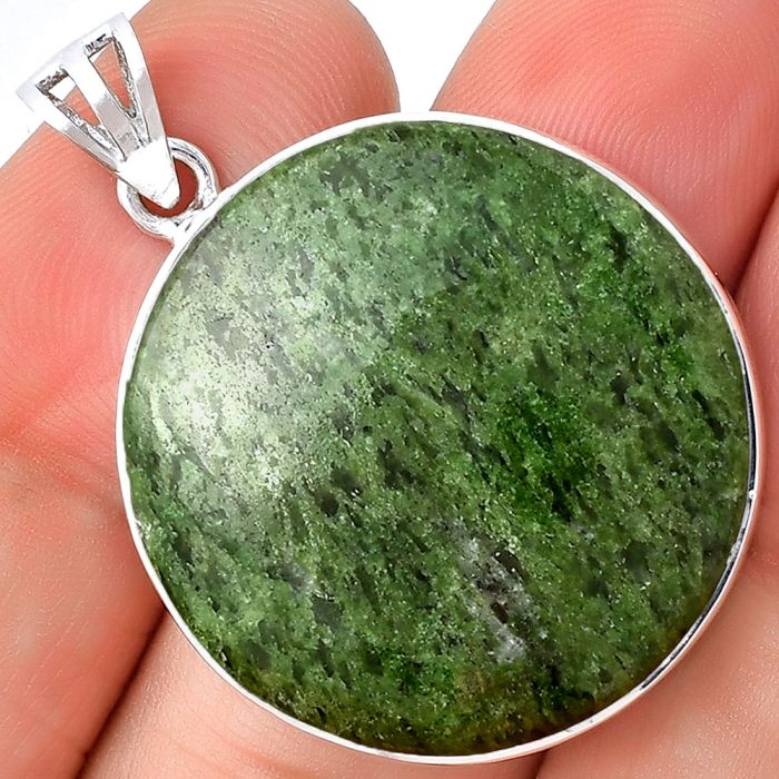 Natural Serpentine Pendant SDP128423 P-1001, 27x27 mm