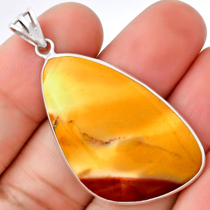 Natural Red Mookaite Pendant SDP128782 P-1001, 23x36 mm