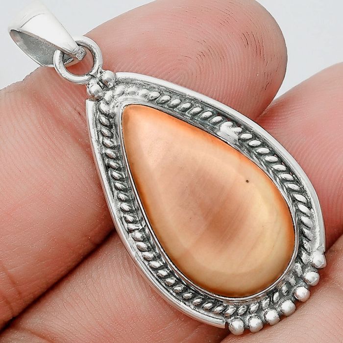 Natural Imperial Jasper - Mexico Pendant SDP129048 P-1511, 14x23 mm