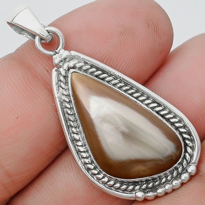 Natural Imperial Jasper - Mexico Pendant SDP129054 P-1511, 13x23 mm