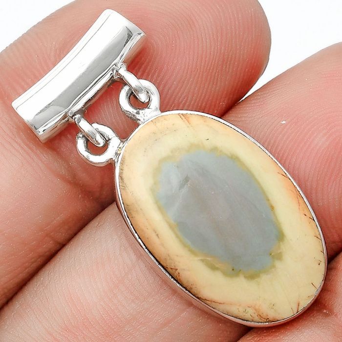 Natural Imperial Jasper - Mexico Pendant SDP129205 P-1198, 14x22 mm