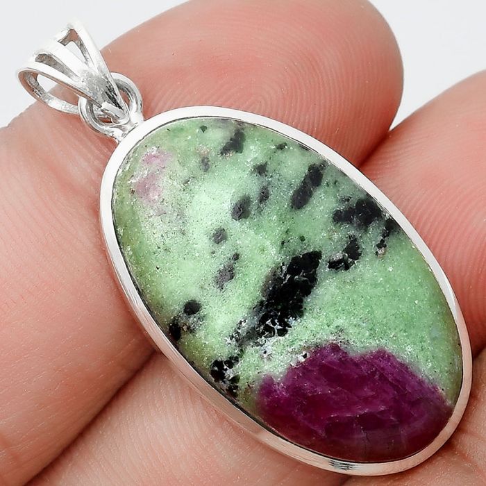 Natural Ruby Zoisite - Africa Pendant SDP129580 P-1002, 17x29 mm