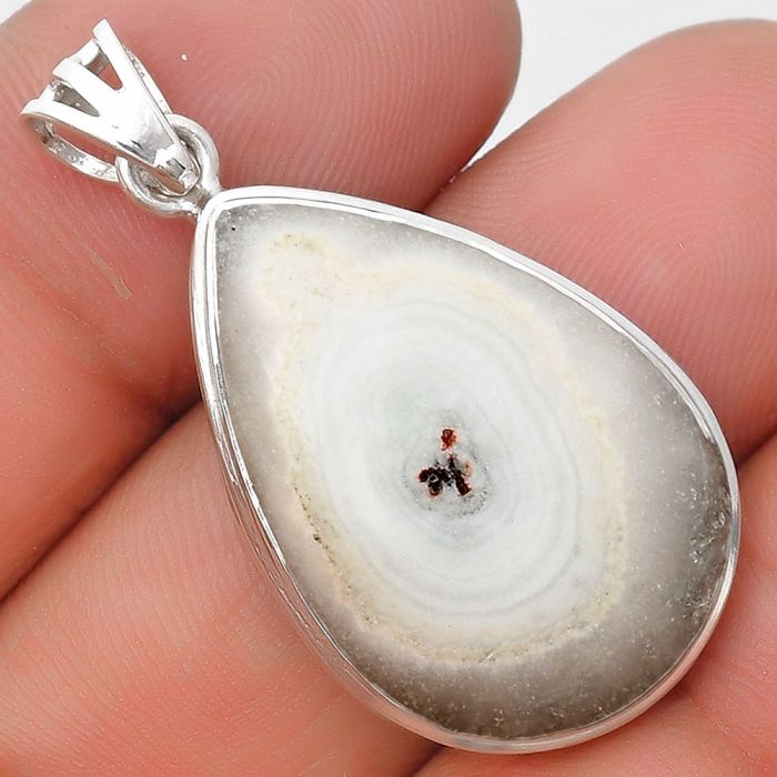 Natural Solar Quartz Eye Pendant SDP129702 P-1050, 18x27 mm