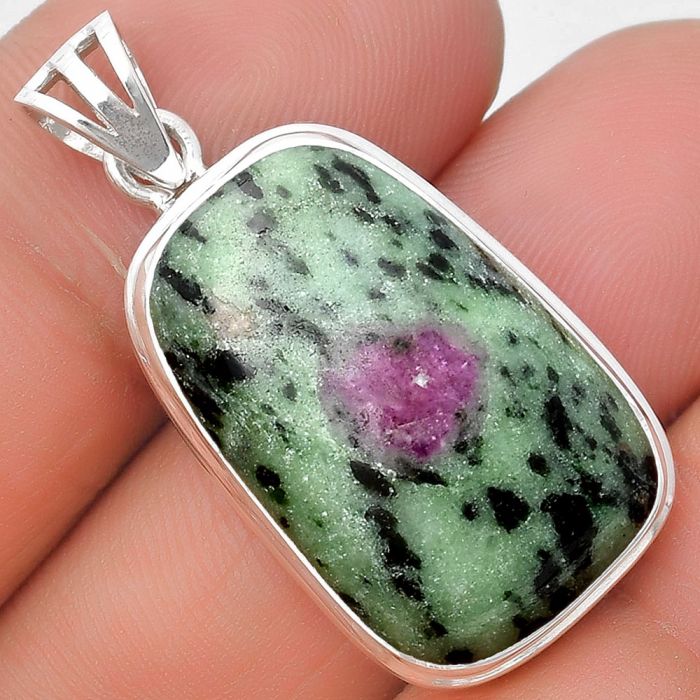 Natural Ruby Zoisite - Africa Pendant SDP129710 P-1050, 15x24 mm