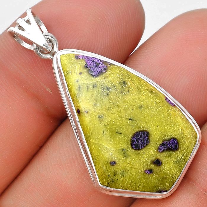 Natural Stichtite Pendant SDP129765 P-1050, 18x28 mm