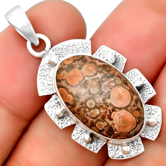 Natural Poppy Jasper Pendant SDP133097 P-1485, 12x21 mm