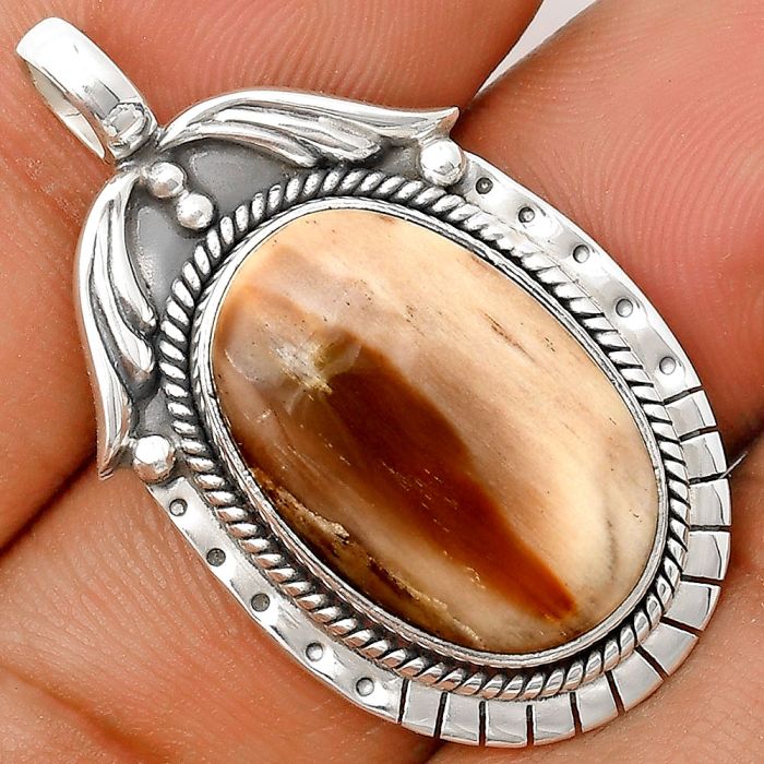 Natural Imperial Jasper - Mexico Pendant SDP135993 P-1568, 14x20 mm