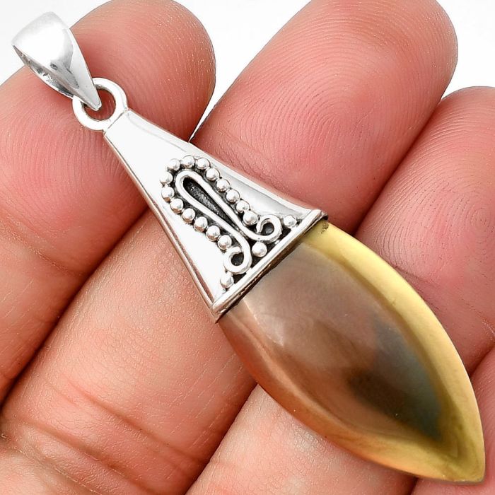 Imperial Jasper Pendant SDP136729 P-1139, 15x32 mm