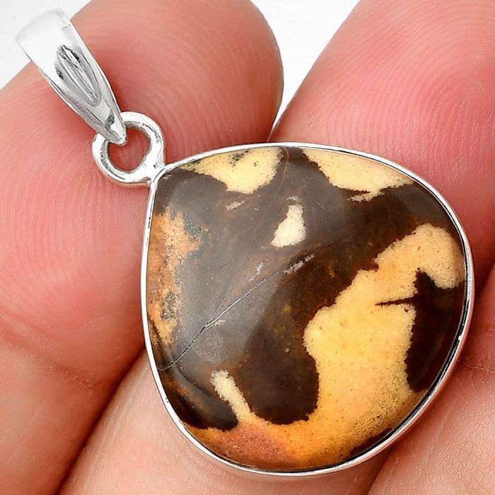 Outback Jasper Pendant SDP136915 P-1001, 20x20 mm