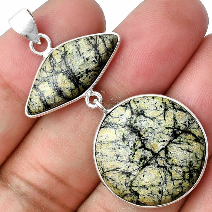 Morrisonite Jasper Pendant SDP138560 P-1098, 22x22 mm