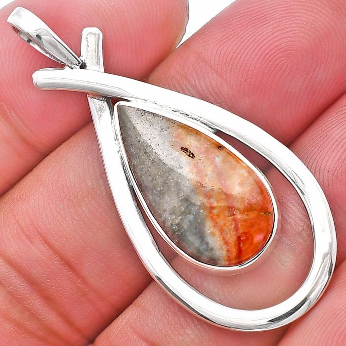 Polygram Jasper Pendant SDP143982 P-1314, 11x22 mm