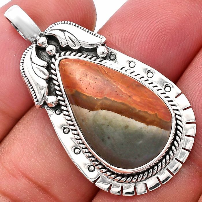 Polygram Jasper Pendant SDP144218 P-1568, 14x22 mm