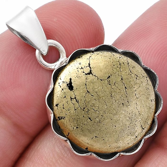 Apache Gold Healer's Gold Pendant SDP144779 P-1555, 18x18 mm