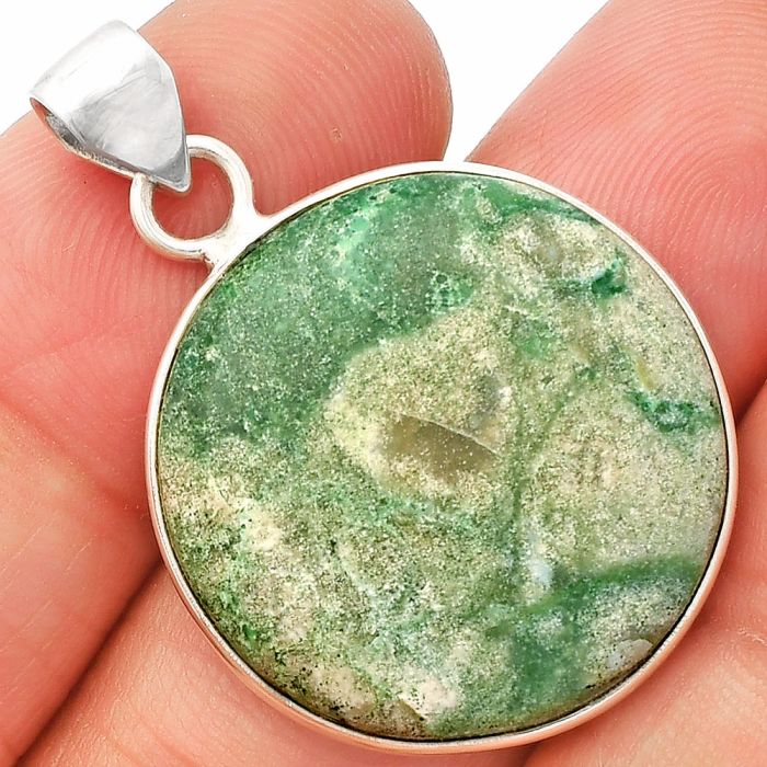 Utah Variscite Pendant SDP148071 P-1001, 24x24 mm