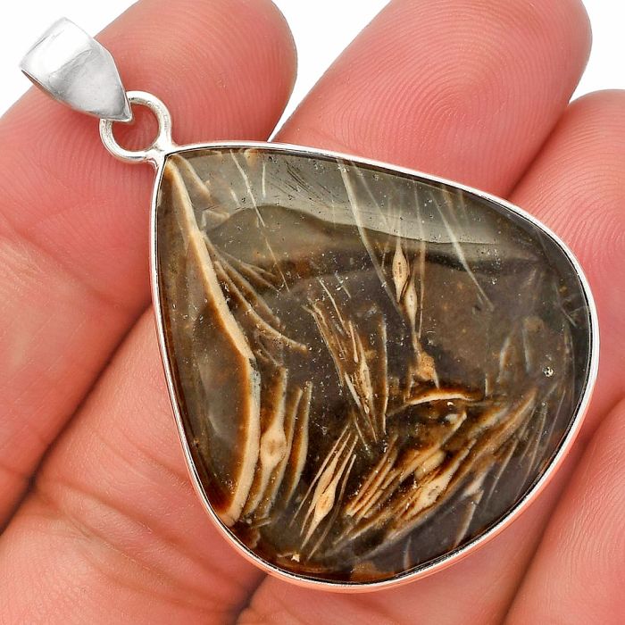 Bat Cave Jasper Pendant SDP148085 P-1001, 21x35 mm