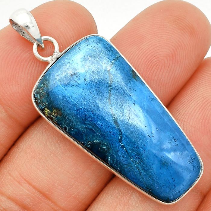 Shattuckite Pendant SDP150617 P-1001, 18x33 mm