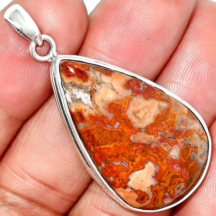 Rare Cady Mountain Agate Pendant SDP151523 P-1124, 20x34 mm