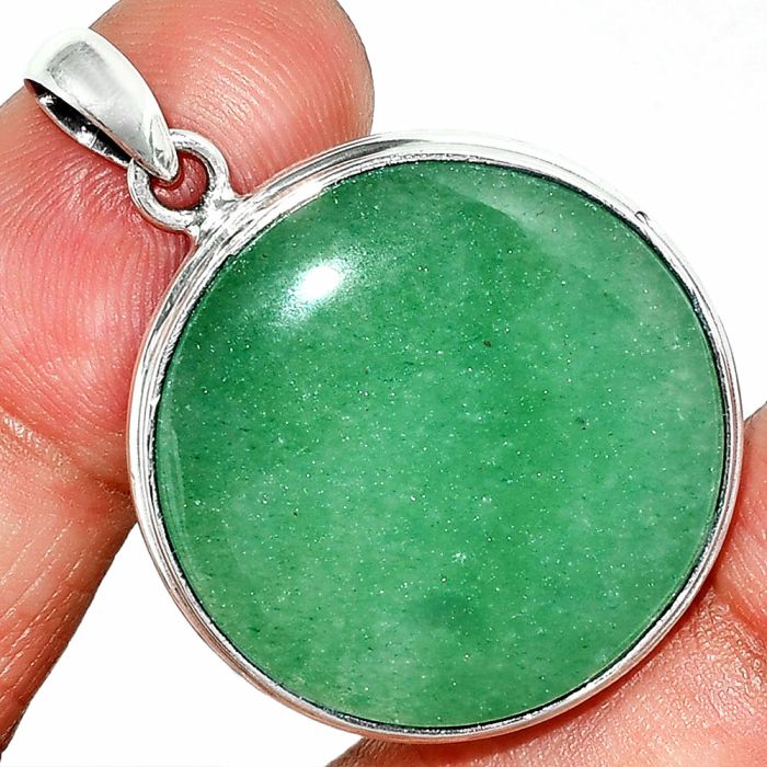 Green Aventurine Pendant SDP151532 P-1124, 26x26 mm