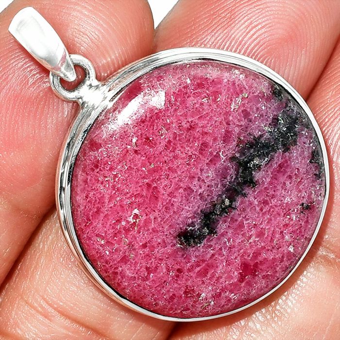 Rhodonite Pendant SDP151554 P-1124, 25x25 mm