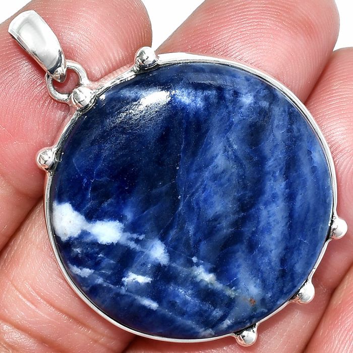 Sodalite Pendant SDP151642 P-1349, 31x31 mm