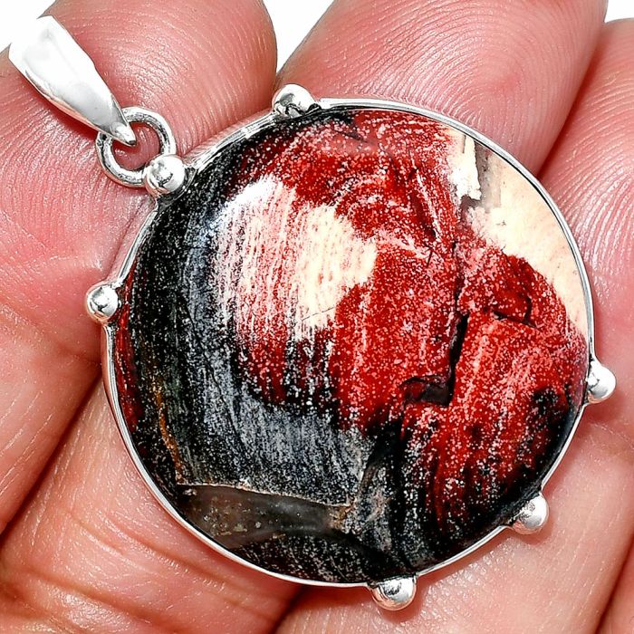 Snake Skin Jasper Pendant SDP151650 P-1349, 28x28 mm