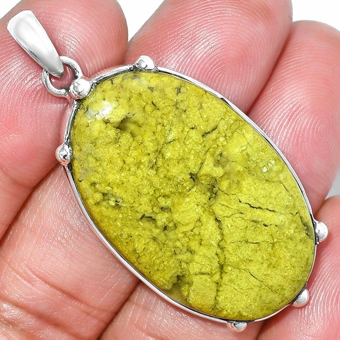 Green Opal Madagascar Pendant SDP151689 P-1349, 22x35 mm